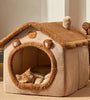 Foldable Sleeping Pet House Removable Washable Cat Cube Hide House Puppy Cave Sofa Pet Bed House for Small Dogs Medium Cats